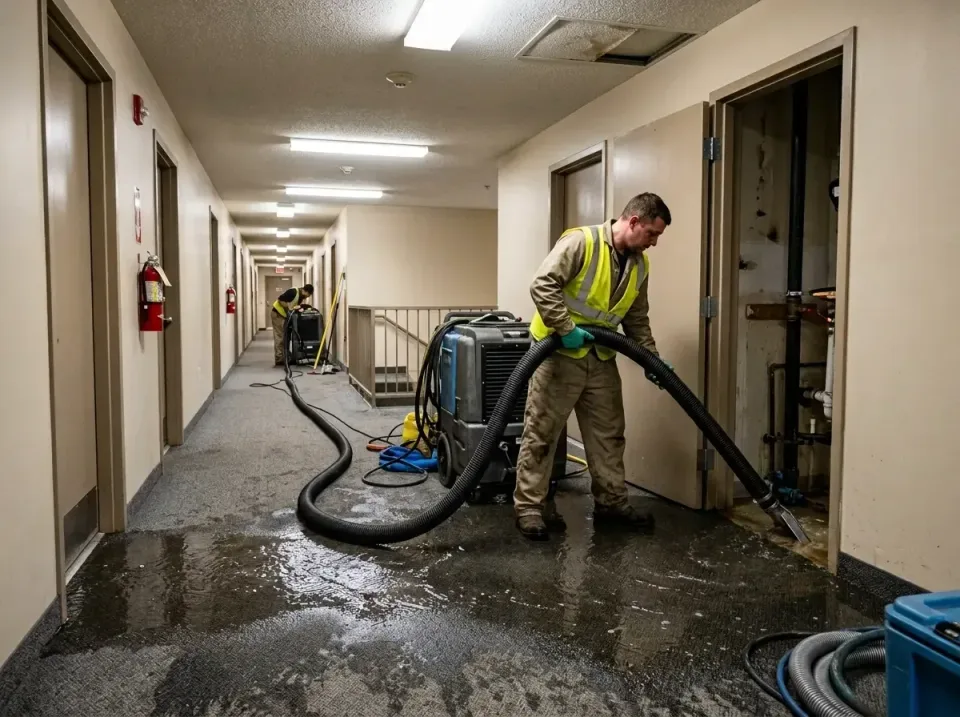 multi-unit-apartment-hallway-f-005 — frequently asked questions, Emergency Burst Pipe Water Extraction & Removal in Fobes Hi…